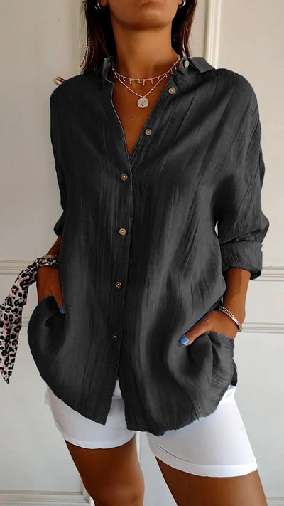 Chemise légère élégante pour femmes | Manches longues