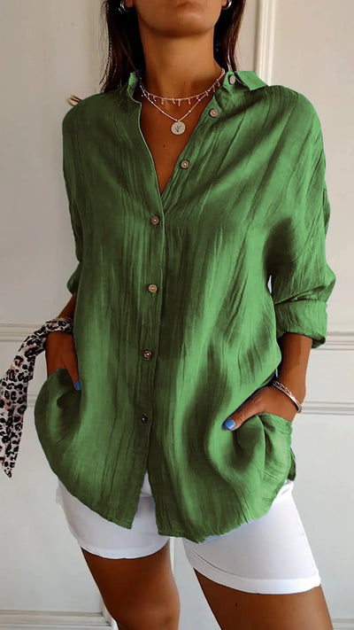 Chemise légère élégante pour femmes | Manches longues