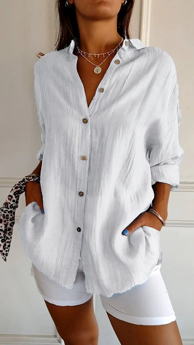 Chemise légère élégante pour femmes | Manches longues