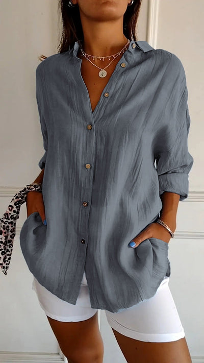 Chemise légère élégante pour femmes | Manches longues