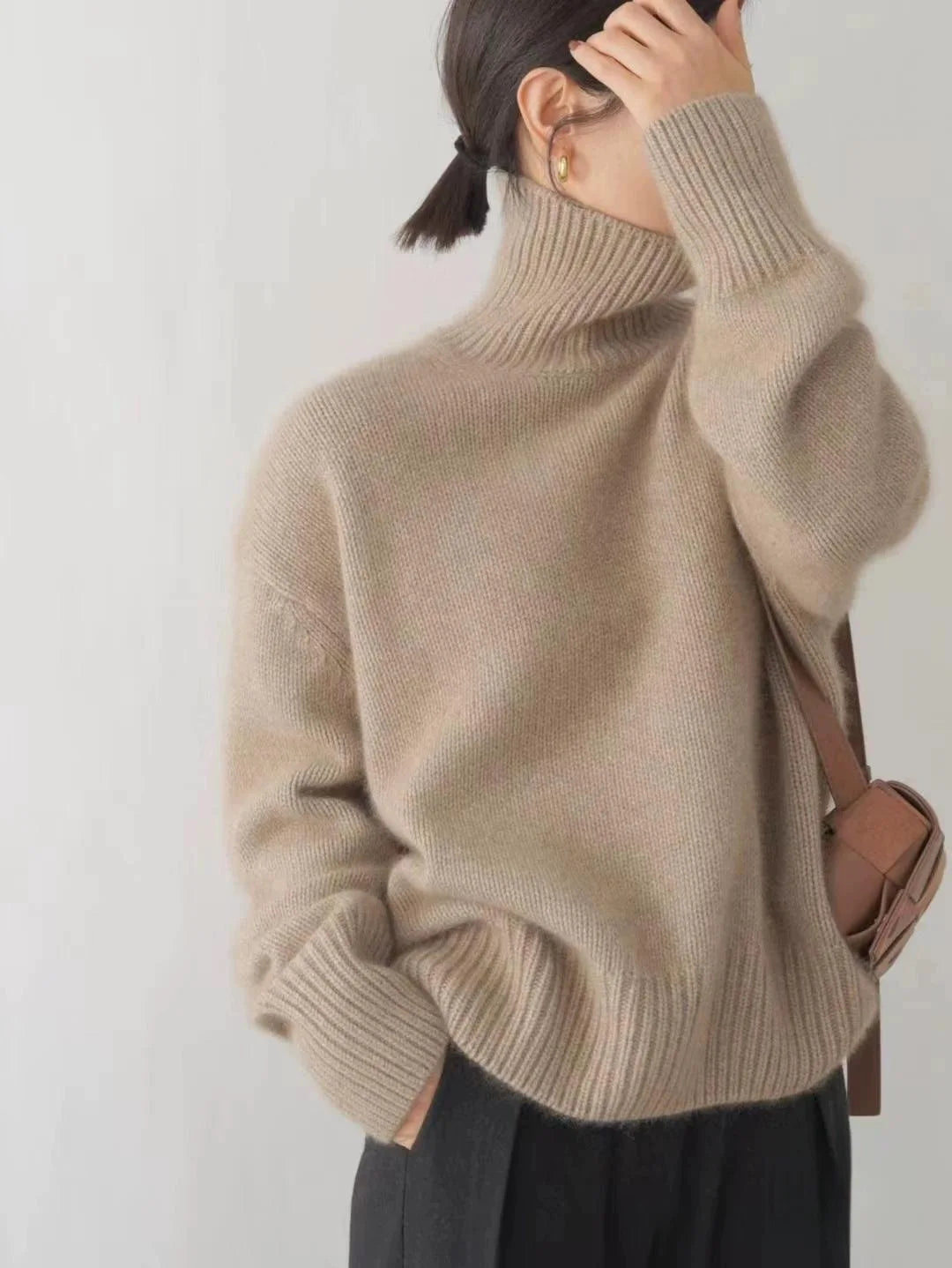 Pull à col roulé pour femmes | Chaud