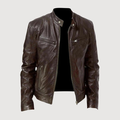 Veste en cuir de première qualité pour hommes | Moto