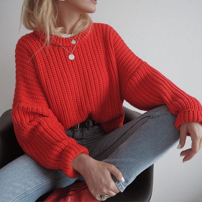 Pull en tricot pour femmes | Chaud