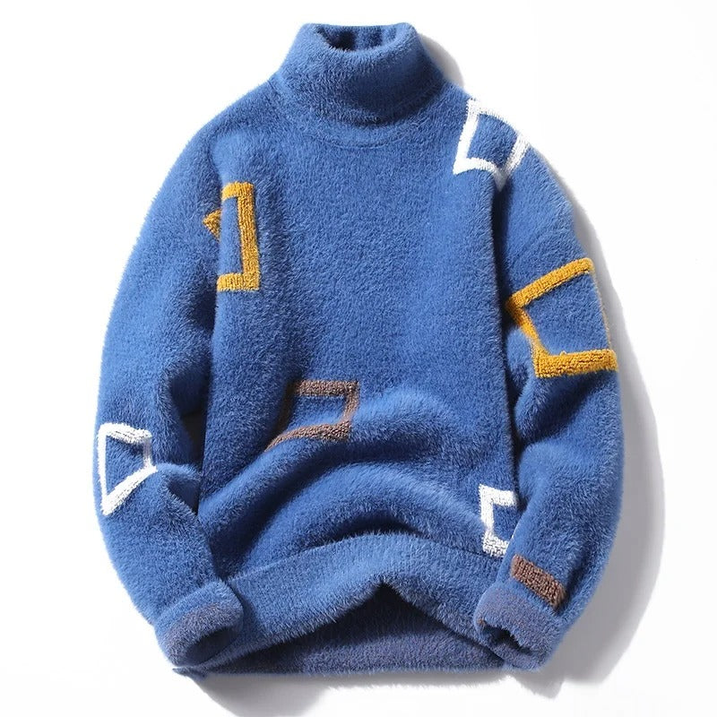 Chandail d'hiver texturé pour hommes | Chaud