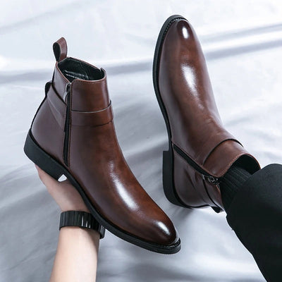 Bottes en cuir élégantes pour hommes | Confort