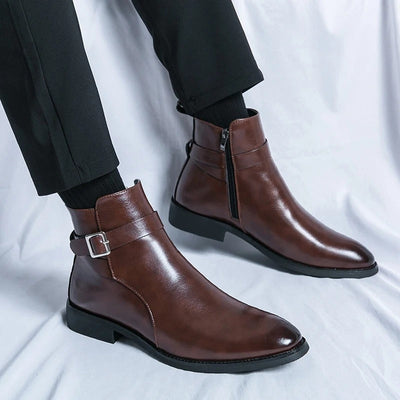 Bottes en cuir élégantes pour hommes | Confort