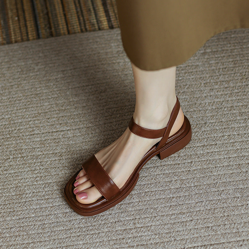 Sandales élégantes à talons subtils pour femmes | Chic