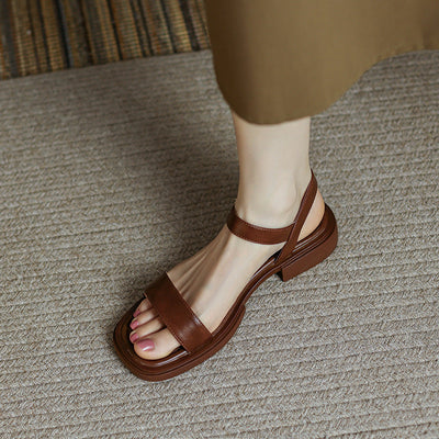 Sandales élégantes à talons subtils pour femmes | Chic