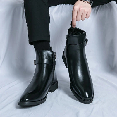 Bottes en cuir élégantes pour hommes | Confort
