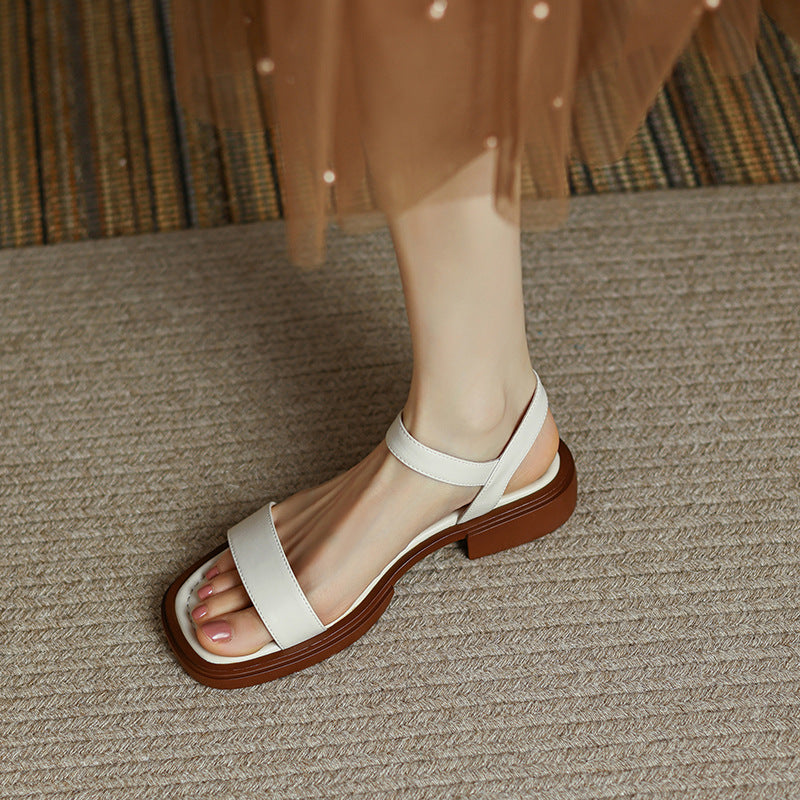 Sandales élégantes à talons subtils pour femmes | Chic