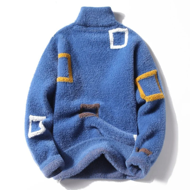 Chandail d'hiver texturé pour hommes | Chaud