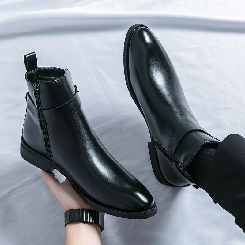Bottes en cuir élégantes pour hommes | Confort