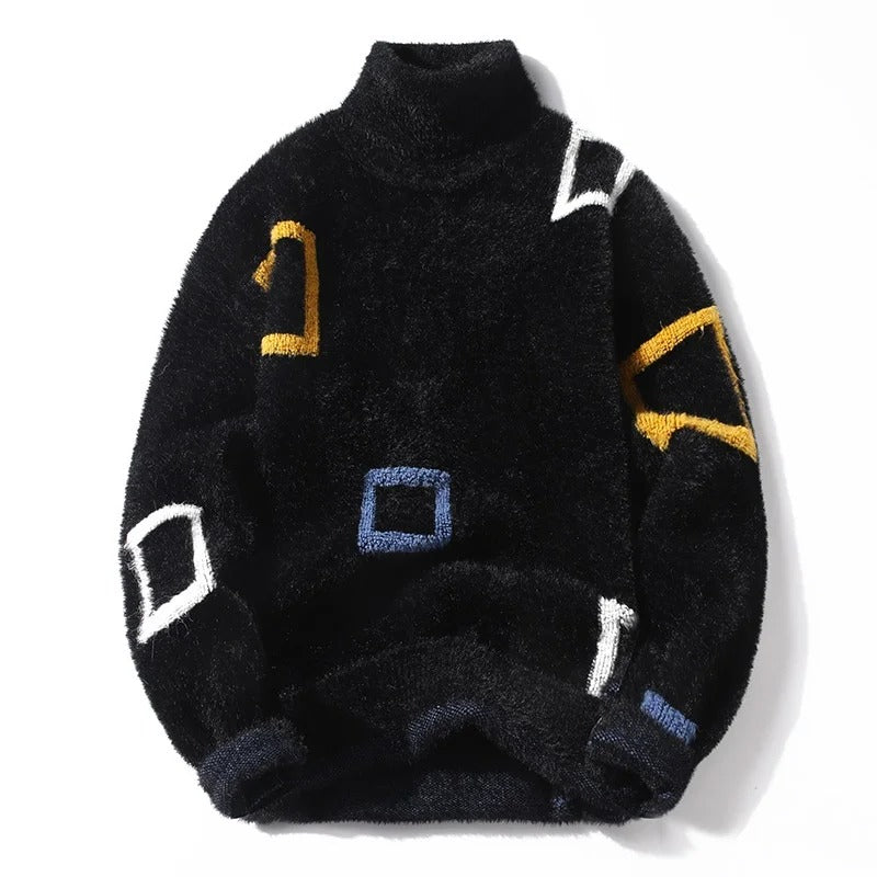 Chandail d'hiver texturé pour hommes | Chaud