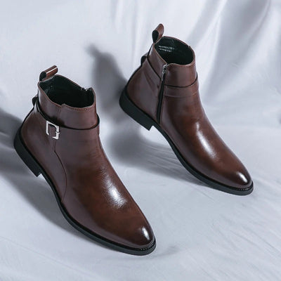 Bottes en cuir élégantes pour hommes | Confort