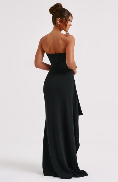 Robe élégante sans bretelles pour femmes | Maxi