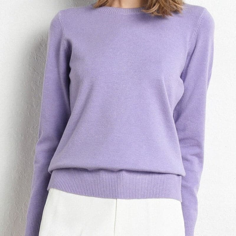 Pull en laine douce pour femme | Chaud