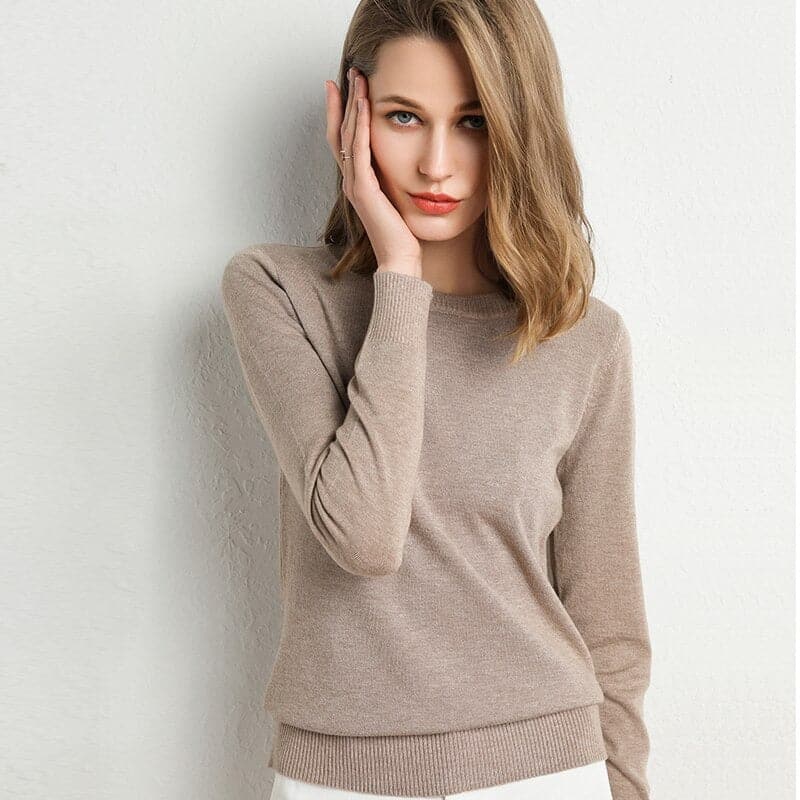 Pull en laine douce pour femme | Chaud