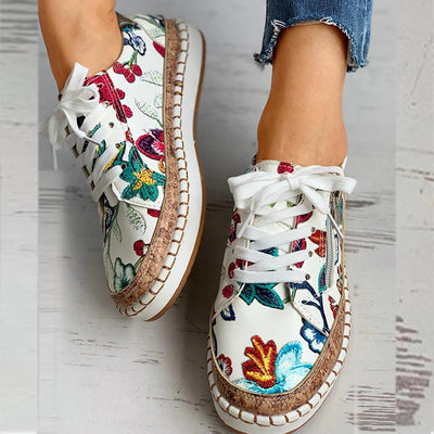 Baskets à fleurs tendance pour femmes | Confort
