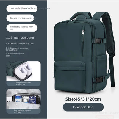 Sac à dos imperméable pour femme | Grand format