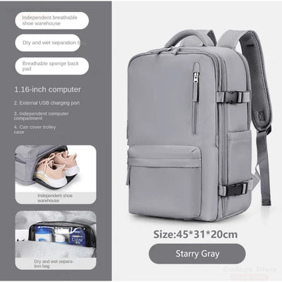 Sac à dos imperméable pour femme | Grand format