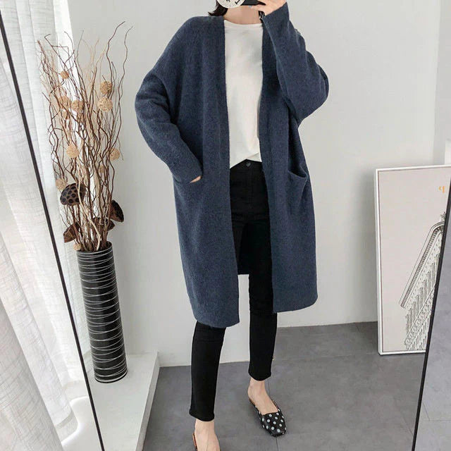 Cardigan long pour femme | Chaud