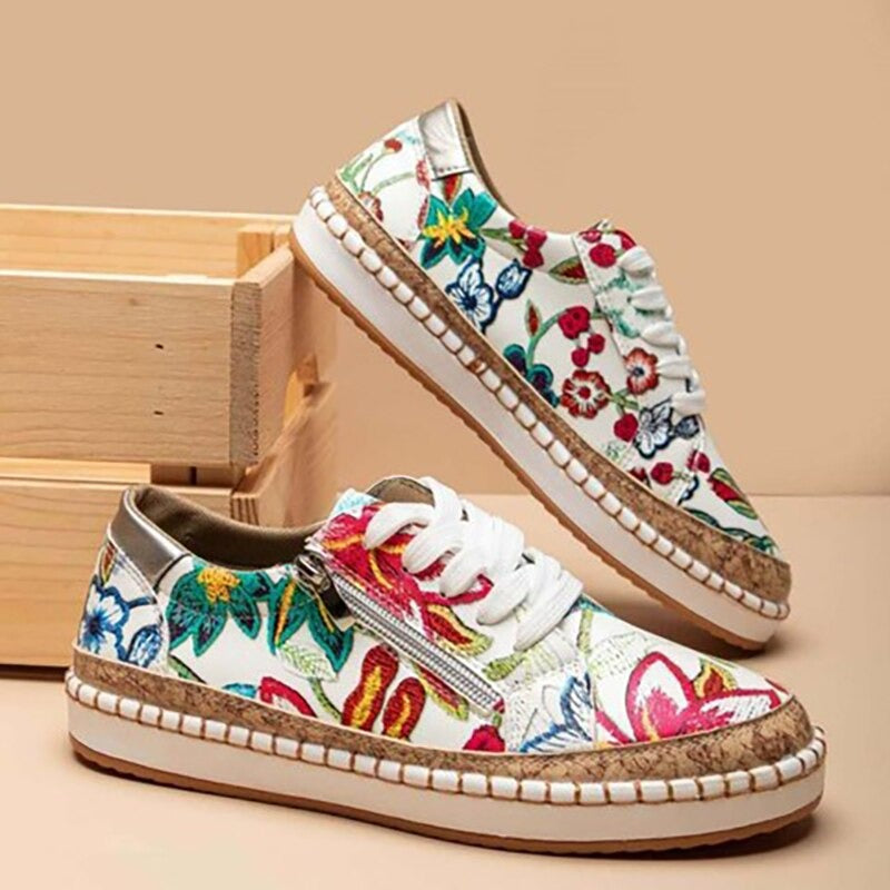 Baskets à fleurs tendance pour femmes | Confort