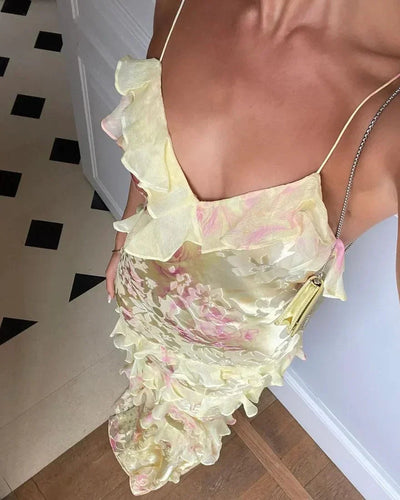 Robe élégante sans manches pour femmes | Maxi