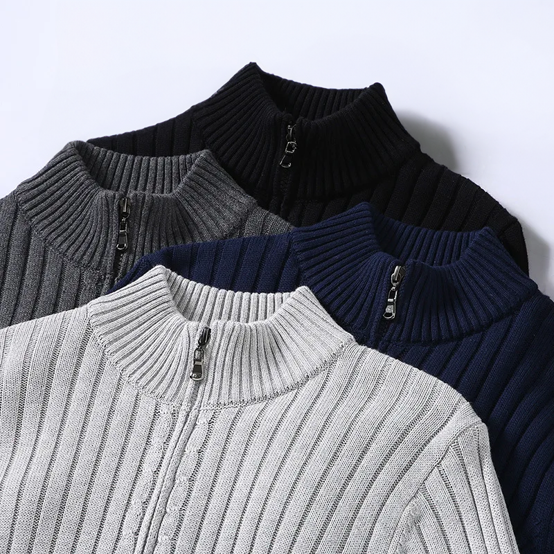 Cardigan en laine Shetland pour homme | Chaud