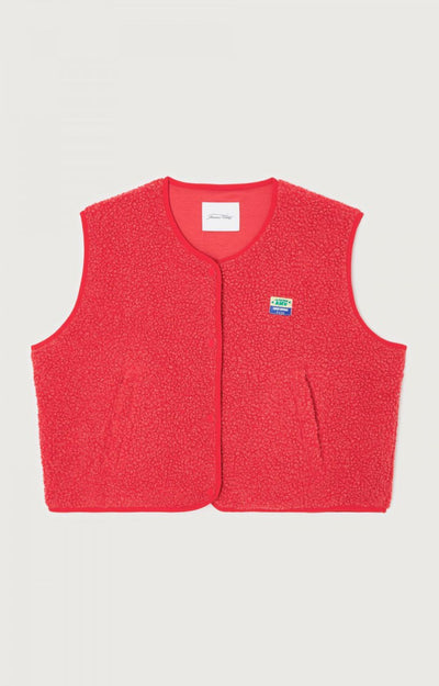 Gilet boutonné pour femmes | sans manches