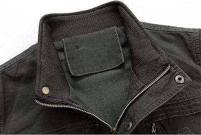 Gilet multi-poches vintage pour hommes | Sans manches