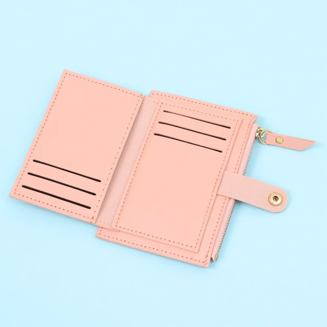Portefeuille en velours pour femmes | Mini