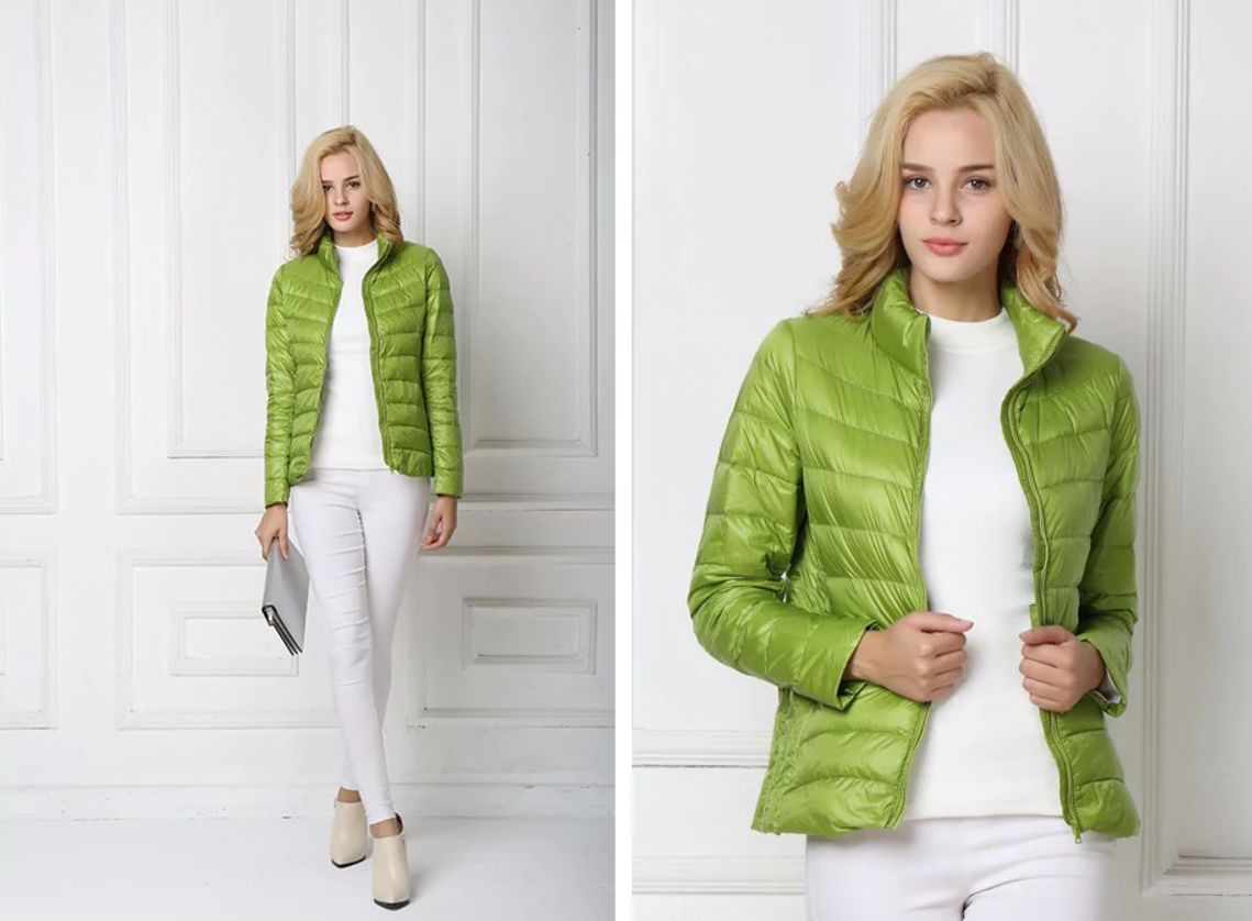 Veste légère en duvet pour femme | Imperméable