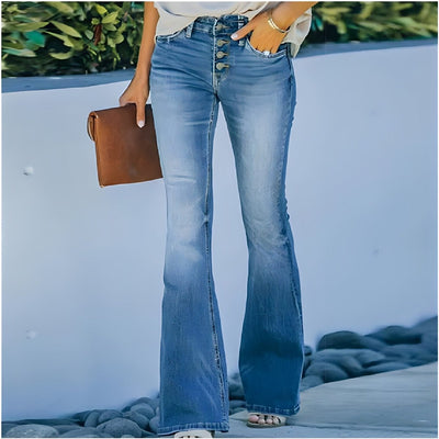 Jeans sculptants à taille haute pour femmes | Flare