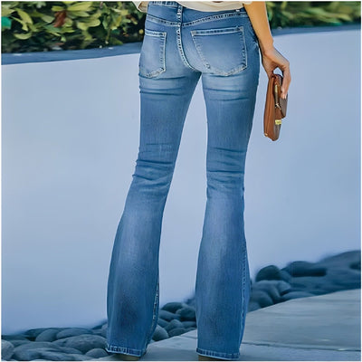 Jeans sculptants à taille haute pour femmes | Flare