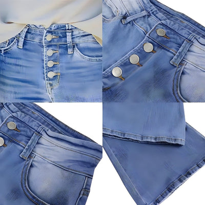 Jeans sculptants à taille haute pour femmes | Flare