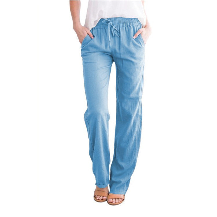 Pantalon d'été léger et confortable pour femmes | Travail