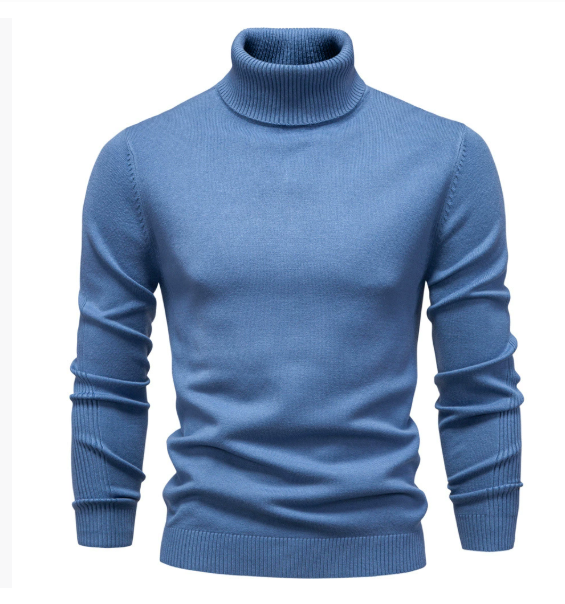 Pull à col roulé classique pour homme | Chaud