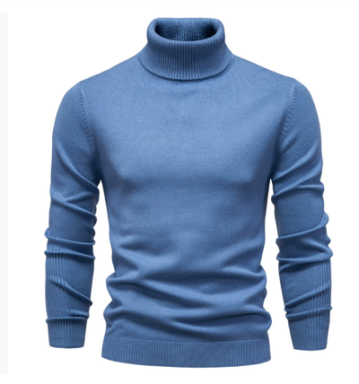 Pull à col roulé classique pour homme | Chaud