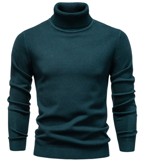 Pull à col roulé classique pour homme | Chaud