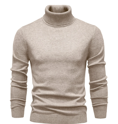 Pull à col roulé classique pour homme | Chaud