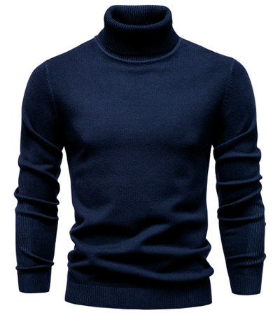 Pull à col roulé classique pour homme | Chaud