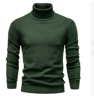 Pull à col roulé classique pour homme | Chaud