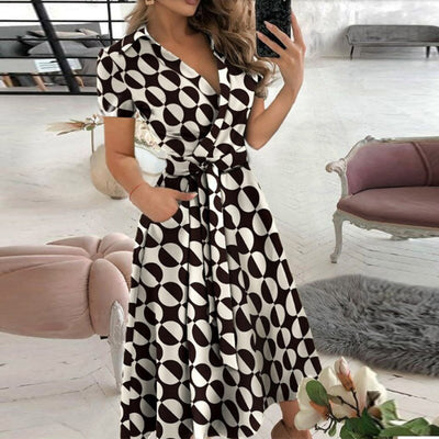 Robe Élégante A Line Pour Femmes | Midi