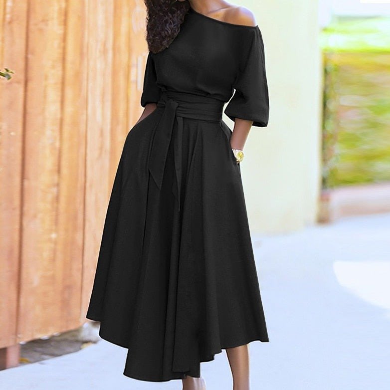 Robe Élégante A Line Pour Femmes | Midi