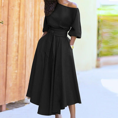Robe Élégante A Line Pour Femmes | Midi