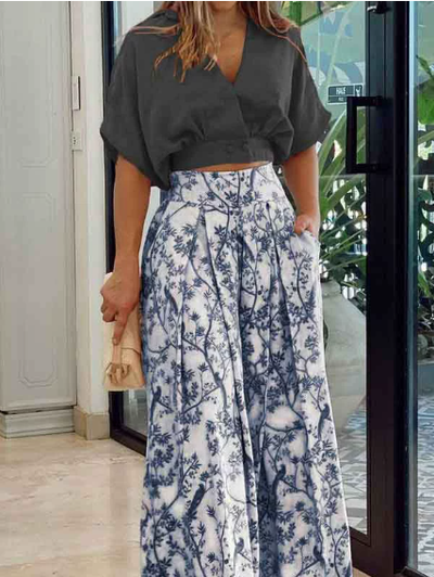 Ensemble deux pièces d'été élégant pour femmes | Chic